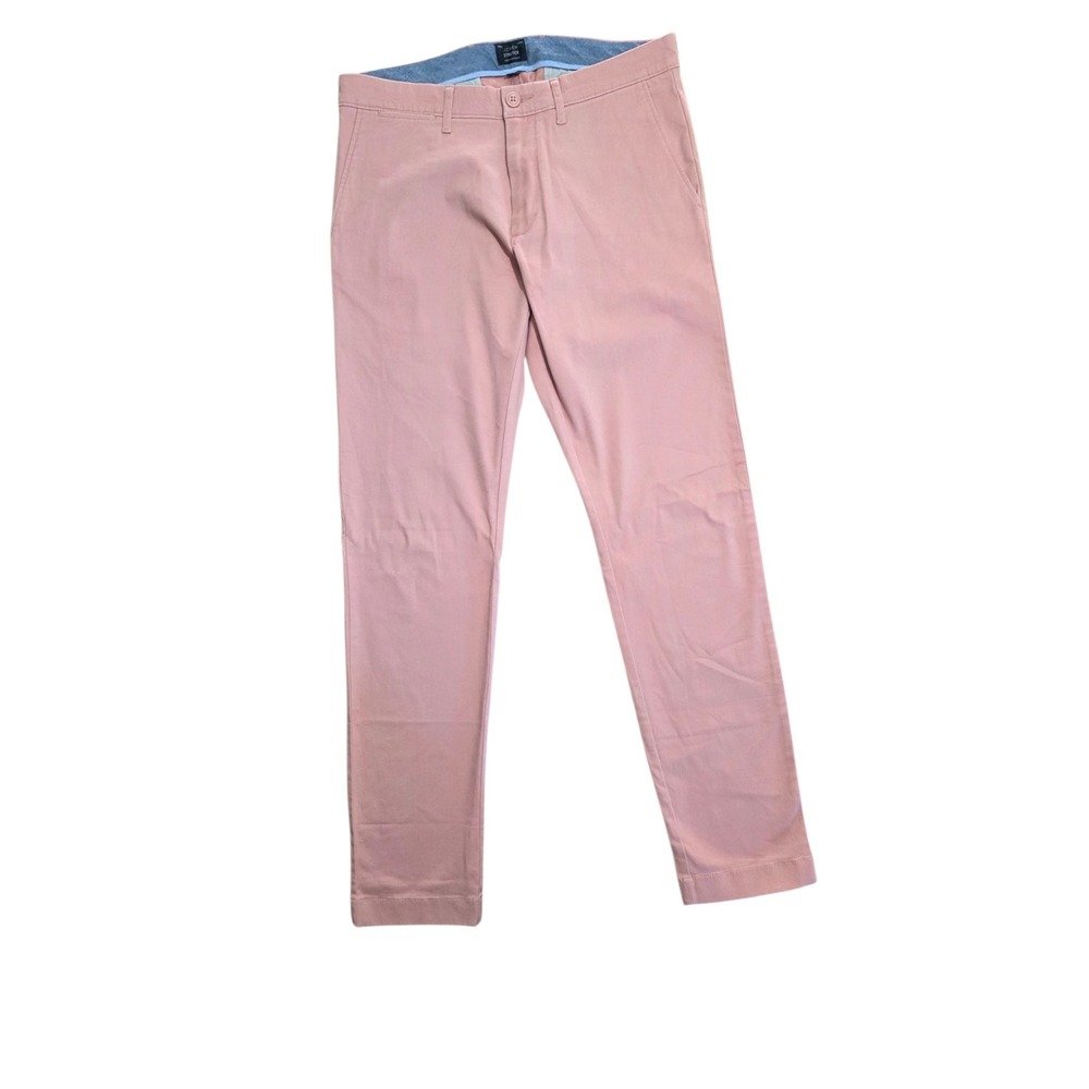 J.Crew 484 Slim Fit Chino Pants Mens 31x32 Pink Stretch Re-Imagined NWT